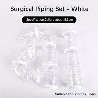 New Hamster Coop External Pipelines Can Be Randomly Spliced DIY Landscape Design Pipes Hamster Cage Modification Movement Tunnel