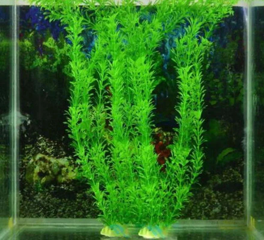 Fish Tank Simulation Plant Aquarium Artificial Decoration Plastic Aquarium Fish Bowl Water Weeds Plant Artificial Green Grass