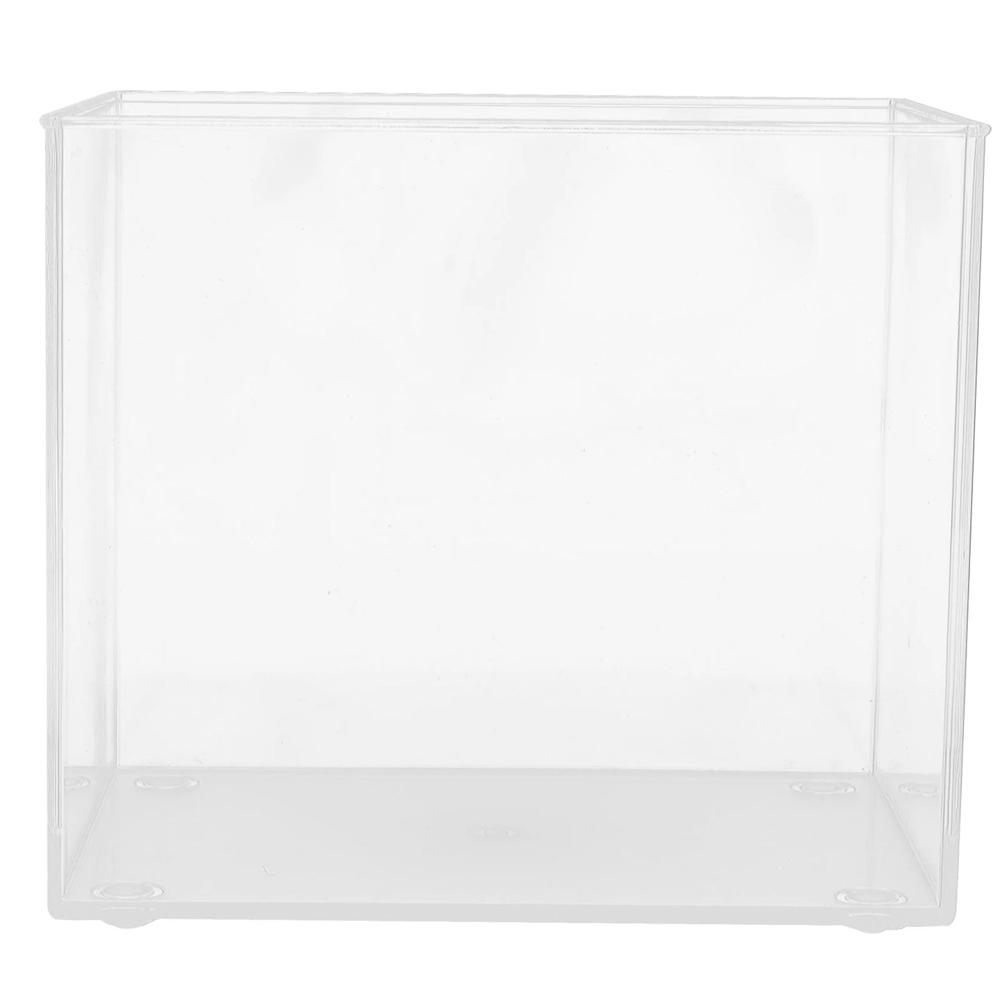 M Size Mini Aquarium Transparent Fish Tank Desktop Square Betta Bowl Fish Bowl Small Fish Tank Plastic Aquarium Pet Products