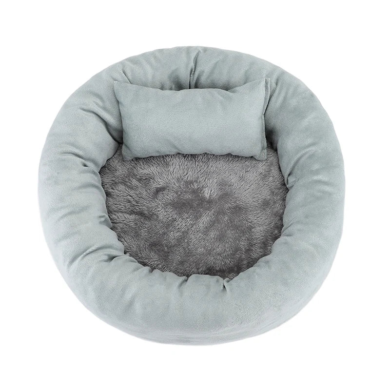 Pet Beds Small Dogs Puppy Bed Sofa Dog Accessorys Accessories Plush Medium Basket Warm Washable Fluffy Kennel Pets Products