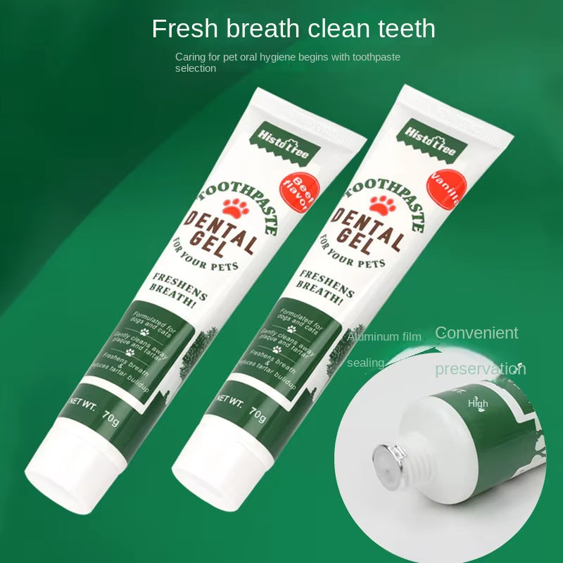 Pet Toothpaste Dog Toothpaste Dog Oral Cleaning Products Cat Toothpaste Beef Flavored Vanilla Flavored Dog Toothpaste