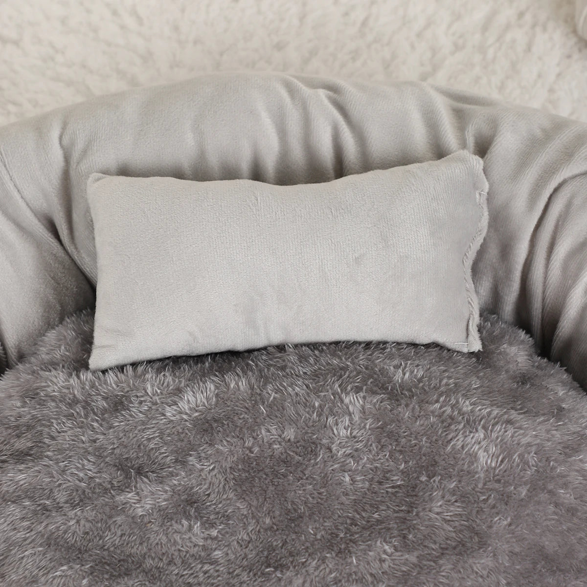 Pet Beds Small Dogs Puppy Bed Sofa Dog Accessorys Accessories Plush Medium Basket Warm Washable Fluffy Kennel Pets Products