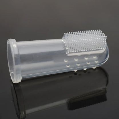Dog Latex Fingertips Brush Silicone Finger Toothbrush Tartar Oral Cleaning Products Fingertips Brush Fingertips Pet Products