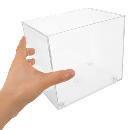M Size Mini Aquarium Transparent Fish Tank Desktop Square Betta Bowl Fish Bowl Small Fish Tank Plastic Aquarium Pet Products