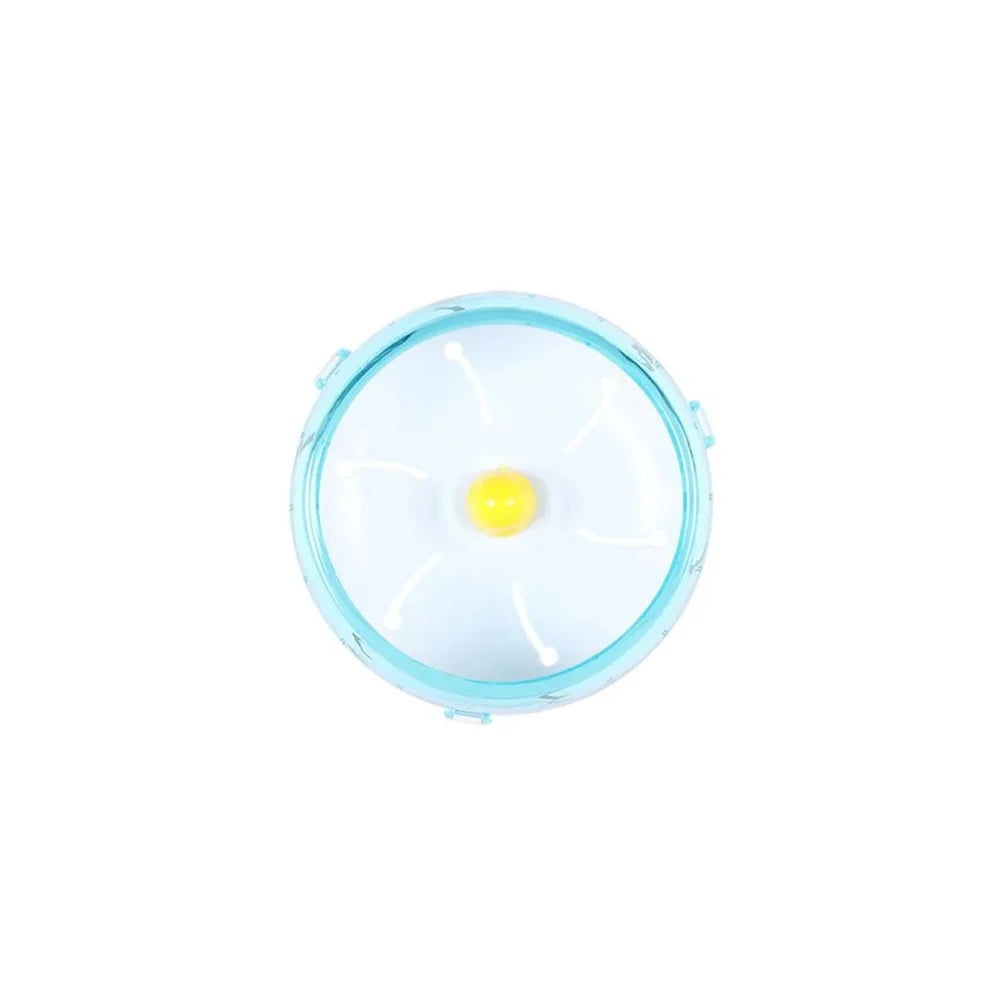 Hamster Running Disc Toy Sport Running Silent Transparent Small Pet Rotatory Jogging Wheel Wheel Toys Pet Hamster Cage Supplies