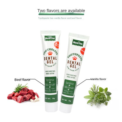 Pet Toothpaste Dog Toothpaste Dog Oral Cleaning Products Cat Toothpaste Beef Flavored Vanilla Flavored Dog Toothpaste