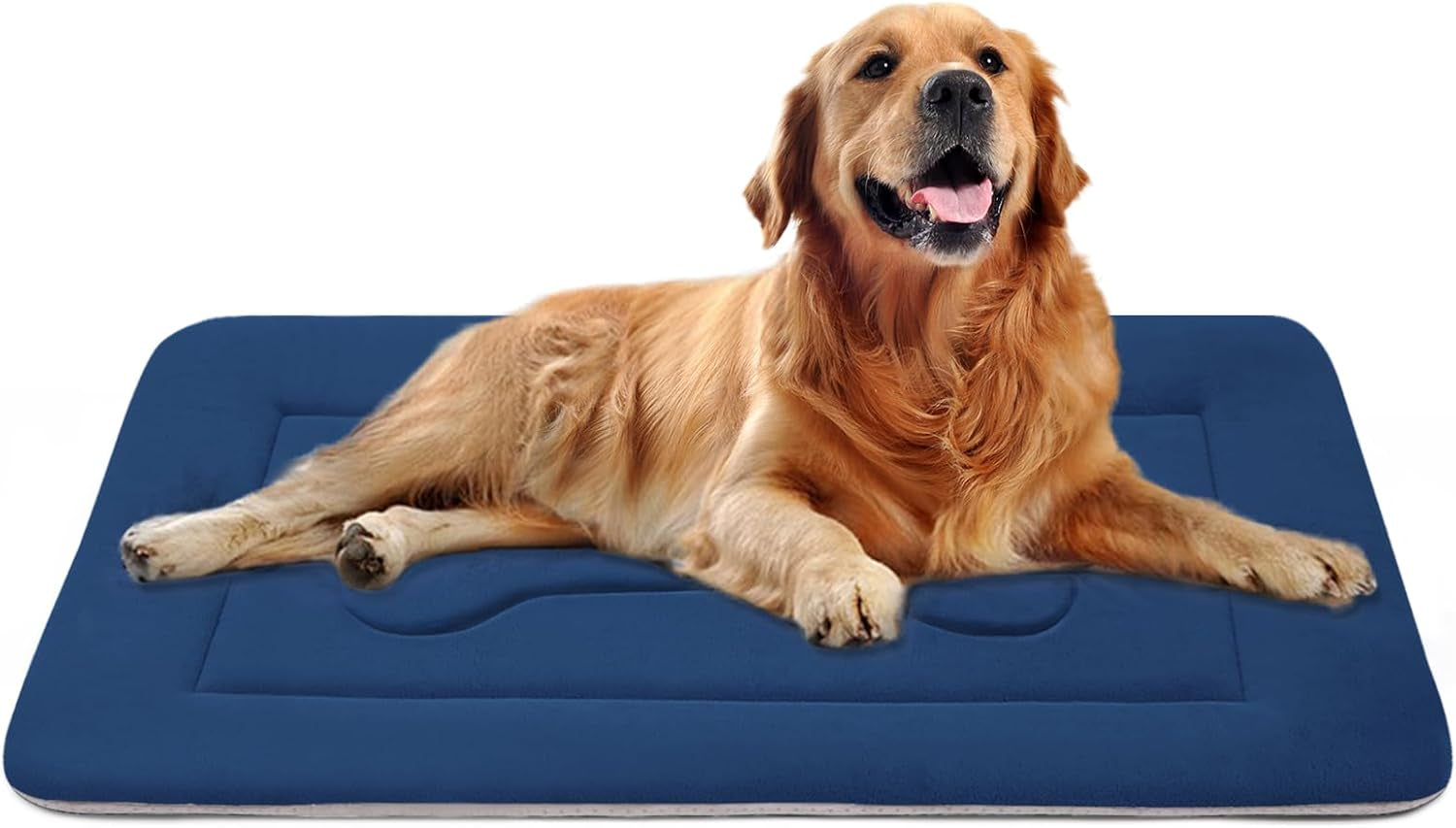 Large Non-Slip Dog Bed Crate Mat - 42" Soft, Washable Mattress for Ultimate Comfort