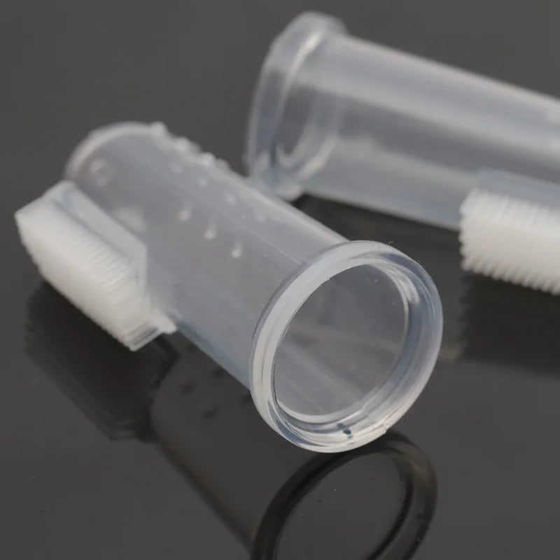 Dog Latex Fingertips Brush Silicone Finger Toothbrush Tartar Oral Cleaning Products Fingertips Brush Fingertips Pet Products