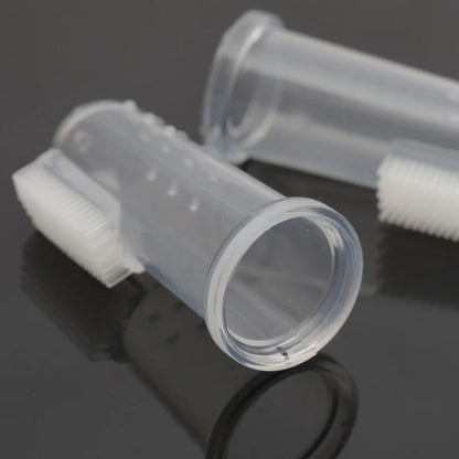 Dog Latex Fingertips Brush Silicone Finger Toothbrush Tartar Oral Cleaning Products Fingertips Brush Fingertips Pet Products