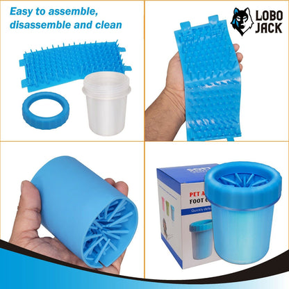 Portable Dog Paw Cleaner - Essential Washer Cup for Small & Medium Breeds